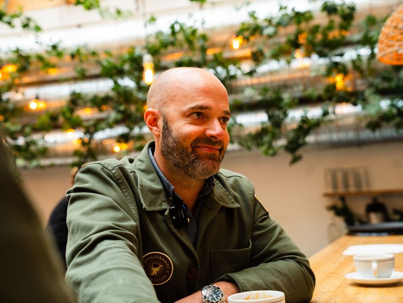 Portrait at Bergstrands Kafferosteri