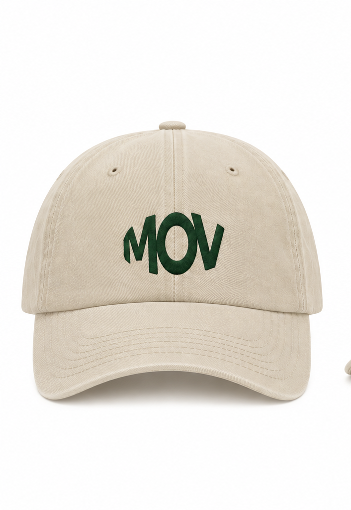 front of Vintage Cap in Vintage Sand