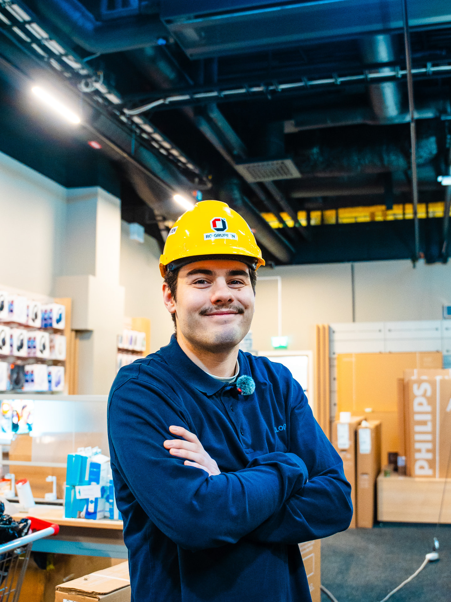 Elon team member inside the Nordstan store